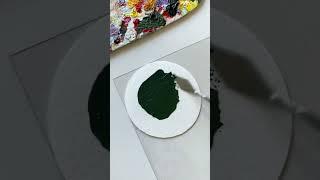 How to make deep forest colour | Colour mixing tutorial #shorts