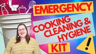 Emergency Cooking, Cleaning and Hygiene Kit - Every home needs this! Emergency Prep Part II