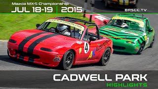 2015 BRSCC Mazda MX-5 Championship - Cadwell Park Rnd 9, 10 & 11