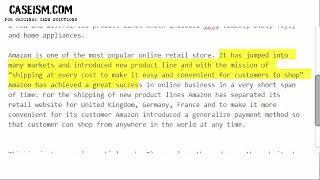 Amazon.com’s European Distribution Strategy Case Solution & Analysis- Caseism.com