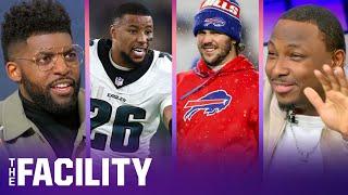 Did Eagles prove they're the best team in the NFC, is Josh Allen or Saquon MVP? | NFL | THE FACILITY