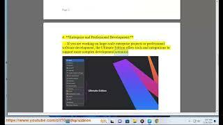 IntelliJ Community vs Ultimate edition: how to choose the one? intellij community spring boot?