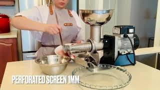 How to make fresh homemade jam with Fabio Leonardi tomato milling machines.