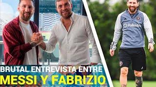 La entrevista de Messi con Fabrizio Romano 2024 🫶