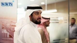 زيارة سمو الشيخ أحمد بن محمد بن راشد آل مكتوم لمقر شبكة الإذاعة العربية