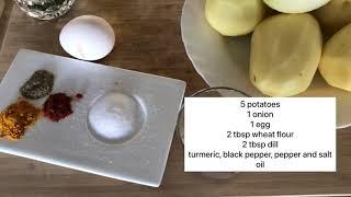 How to make a simpel potato plate, potato plate in a few minutes