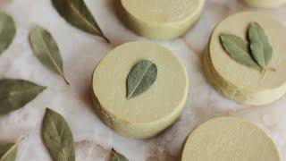 Pure olive oil & laurel leaf soap 100% olive oil soap  Natural hot process recipe