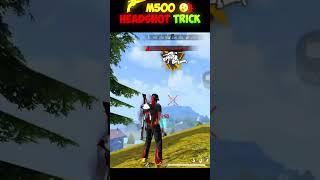 M500 onetap headshot trick in tamil | New M500 headshot sensitivity 2024 | #headshot #shots