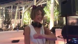 DJ YURINA necomimi- PLUS TOKYO rooftop lounge