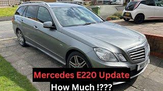 What's happened to the Mercedes E220 Estate? Let's have a look how much money needed to be spent