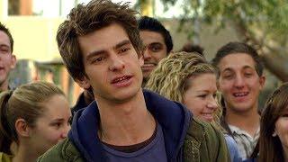 Peter Parker vs Flash - High School Life - The Amazing Spider-Man (2012) Movie CLIP HD