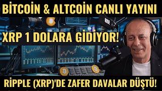 BİTCOİN & ALTCOİN CANLI YAYINI |RİPPLE (XRP)'DE ZAFER RÜZGARLARI | DAVALAR DÜŞTÜ! | BTC ANALİZİ