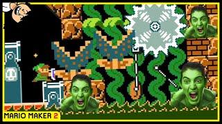 GEEK NO FALL FOR TROLL! GEEK SMASH! Super Mario Maker 2