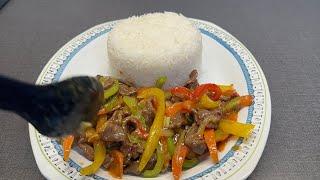 HOW TO PREPARE BEEF STIRFRY #gravysauce  #ghanafood #christmas#fastfood #cooking #mukbang