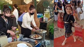 짜오아뉴봉공원(메콩강변)에서 열린 라오스 음식 페스티벌 2022 ງານເທດສະການອາຫານລາວ2022