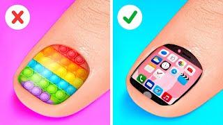 حيل رائعة للتربية || صنعت أمي لي هاتف كيتي DIY! هاتف DIY رخيص بواسطة 123 GO! GOLD