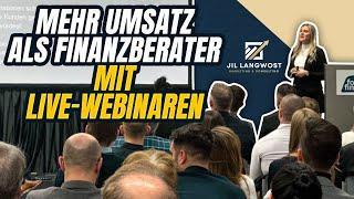 Mehr Umsatz als Finanzberater mit Live-Webinaren