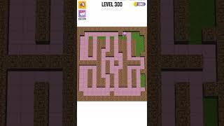 Very fast maze (Easy Level) MineCraft Map , Classic Mode Lv.300 #shorts #ytshorts #shortsfeed