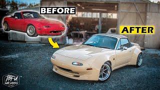 Building a Widebody Miata in 10 Minutes.