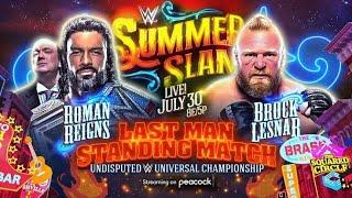 Brock Lesnar vs. Roman Reigns(song version) Highlights Last Man Standing Match - WWE SUMMERSLAM 2022