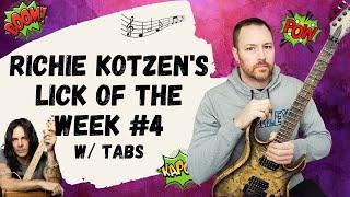 Richie Kotzen's Lick Of The Week #4 Guitar Lesson