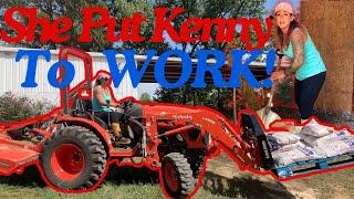 It's A DIRTY Job! Moving Poultry And Cleaning Cleaning And Replacing Bedding | Kubota Tractor