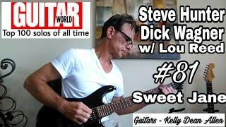 SWEET JANE Solo Cover -  Steve Hunter / Dick Wagner / Lou Reed. Greatest Guitar Solos #81.
