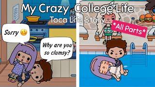 My Crazy College Life  *All Parts* | Love Story  | Toca Boca