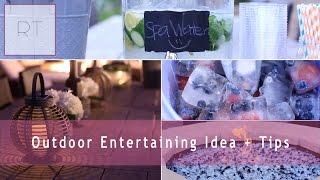 Outdoor Entertaining Tips + Ideas | Rachel Talbott