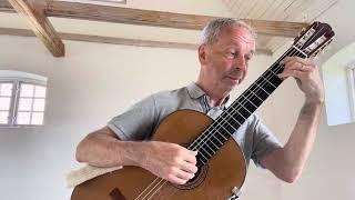 Agustín Barrios : Valse No 3  Göran Söllscher guitar