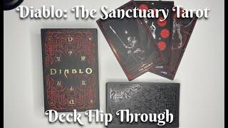 Diablo: The Sanctuary Tarot | Deck Flip Through