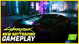 NEW Cyberpunk 2077 RAY TRACING Gameplay (RTX-ON, 4K, no commentary)