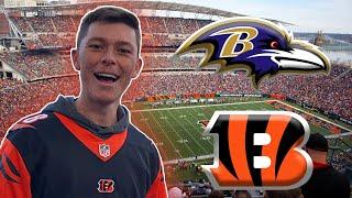 I Vlogged the Bengals vs. Ravens Blowout! - NFL Vlog