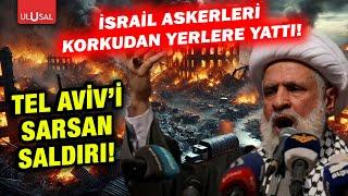 Naim Kasım'ın emriyle Tel Aviv vuruldu! İsrail'de hava trafiği kilitlendi!