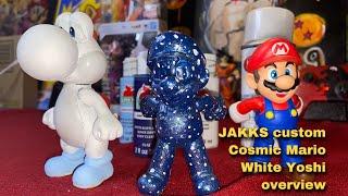 JAKKS Custom Cosmic Mario & White Yoshi Overview