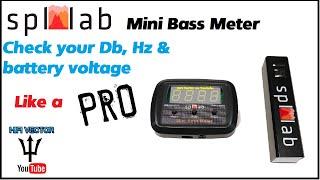 SPL Lab Mini Bass meter check your car audio Db and battery voltage like a pro