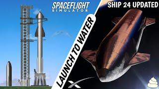 Starship Orbital Launch & Landing In Spaceflight Simulator | SpaceX