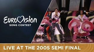 Ivan & Delfin - Czarna Dziewczyna (Poland) Live - Eurovision Song Contest 2005