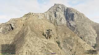 The @TGG_'s challenge to get a box on top of Mount Chiliad with a Cargobob.