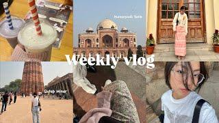 Weekly vlog| Exploring Delhi | Yulu rides, late nights, lotus temple etc.