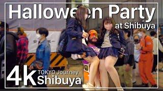 [4K] Shibuya Halloween Party - The Craziest Halloween Party in Japan