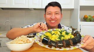 МУКБАНГ СКУМБРИЯ С ОТВАРНОЙ КАРТОШКОЙ КВАШЕННАЯ КАПУСТА MUKBANG POTATOES WITH MACKEREL not ASMR