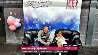 Latvian Figure Skater: Ksenija Ryabinina's 5 years old Performance at ICE REPUBLIC CUP 2025