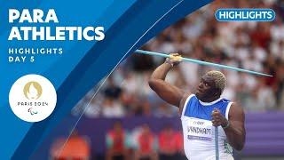  Para Athletics Highlights | Day 5 | Paris 2024 Paralympic Games