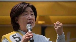 Only woman in S. Korea election, Sim Sang-Jung sees growing popularity