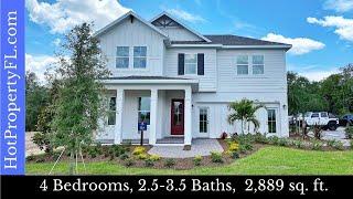 Florida Home Tour | Winter Garden, | Rockwell Homes | Winding Bay, Eliot Model 1st Floor Master