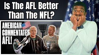 NFL Commentator Watches AFL Highlights For the First Time! | American Reacts