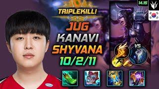 Shyvana Jungle Build Kanavi Spear of Shojin Fleet Footwork - LOL KR Master Patch 14.15