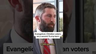 Evangelical, Christian voters on a second Trump term