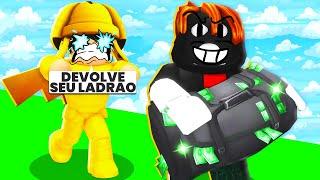 ROUBEI O DESUMILDE QUE ESTAVA HUMILHANDO GERAL NO ROBLOX  (Comprei Gamepass de Ladrão)